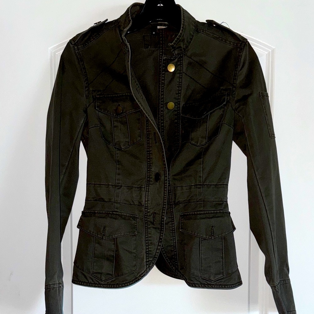 Vintage H&M Dark Olive Utility Jacket